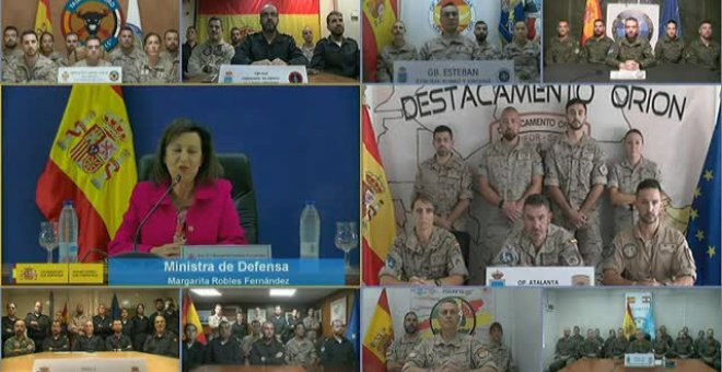 Margarita Robles: "España vibra con las Fuerzas Armadas"