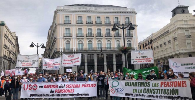 En defensa de salarios y pensiones dignas, movilización