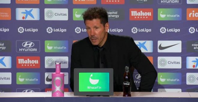 Simeone: "Con más temple y contundencia nos habríamos llevado los tres puntos"