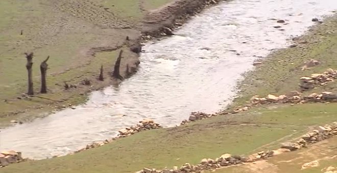 Las últimas lluvias empapan unos embalses que siguen en mínimos