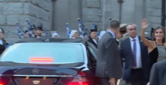 La familia real asiste al concierto de los Premios Princesa de Asturias