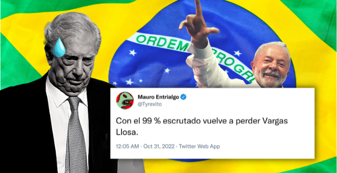 Vargas Llosa incorpora a su "lista de éxitos" una nueva derrota tras la victoria de Lula en Brasil