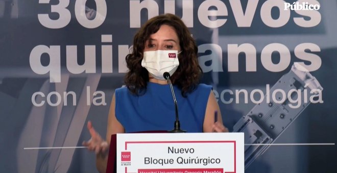 Ayuso desvincula la agresión a una doctora en Guadarrama con la apertura de urgencias