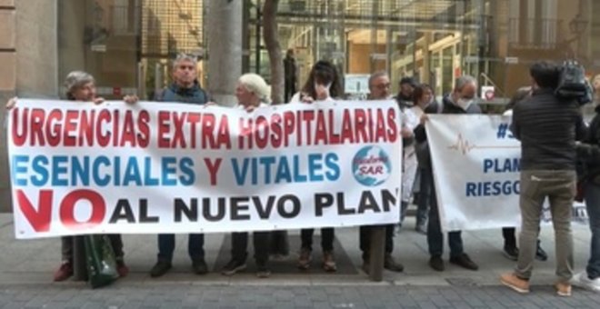 Segunda jornada de huelga de médicos de urgencias en Primaria en Madrid