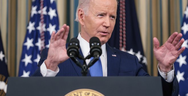 Biden dice que entiende la frustración de parte de Estados Unidos y presume de haber frenado la "ola roja" republicana