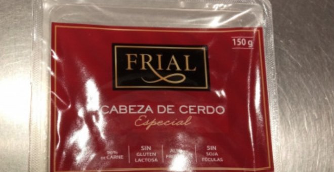 Consumo amplía la alerta de listeria de 'Cabeza de cerdo Especial' de la marca Frial