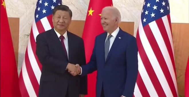 Biden y Xi Jinping se reúnen por primera vez antes de la cumbre del G20