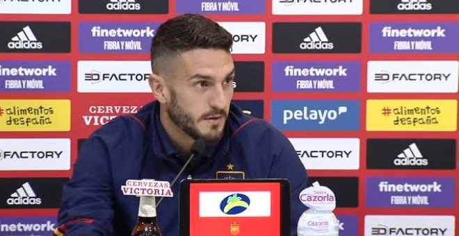 Koke: "No pensamos en los cruces del Mundial"