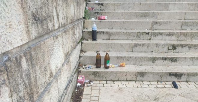 La basura en las calles de Santander no cesa