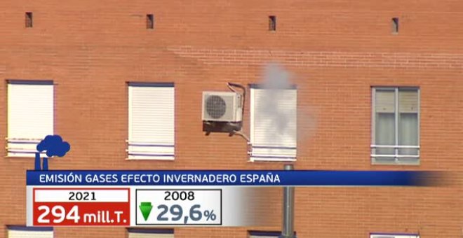 España contaminó la atmósfera con 294 millones de toneladas de gases en 2021