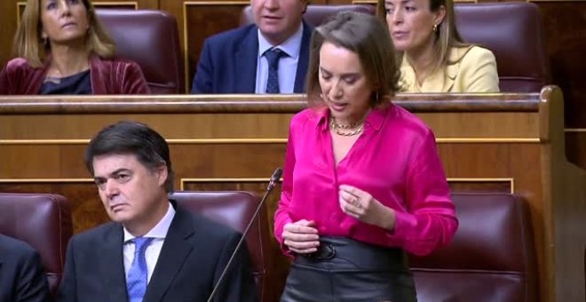 Cuca Gamarra a Pedro Sánchez: "Usted pasará a la historia por rebajar las penas a los delincuentes sexuales"