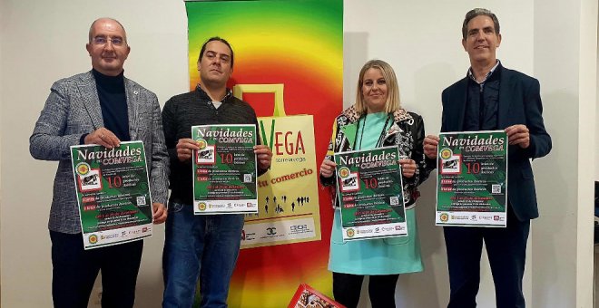 Más de cien comercios participan en la campaña 'Navidades en Comvega'