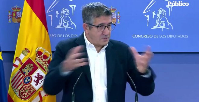 Patxi López: "En este país no volverán a enriquecerse ilícitamente personajes públicos sin tener consecuencias"