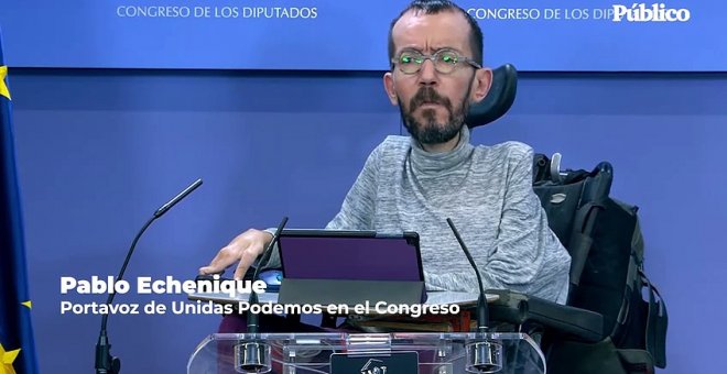 Echenique, sobre la reforma del Código Penal: "No puede haber beneficios para imputados y condenados por corrupción política"