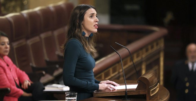 Irene Montero: "En un momento difícil para nuestra democracia, el feminismo sigue siendo el principal impulso"