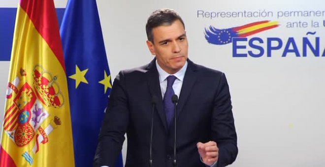 Pedro Sánchez: "Estamos ante un intento de la derecha de atropellar la democracia"