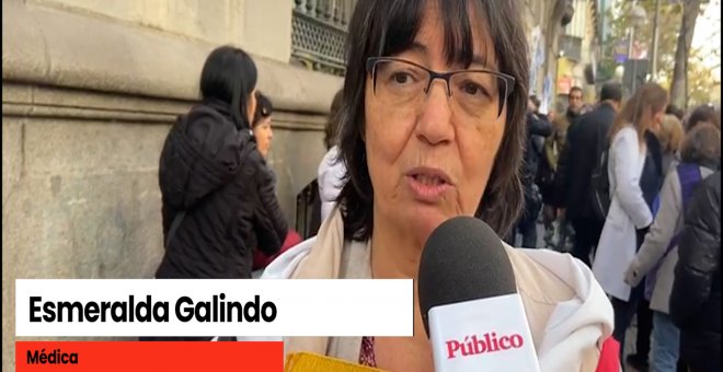 Esmeralda Galindo, médica: "Estamos apoyando a nuestros compañeros, que más que encerrados, están secuestrados"