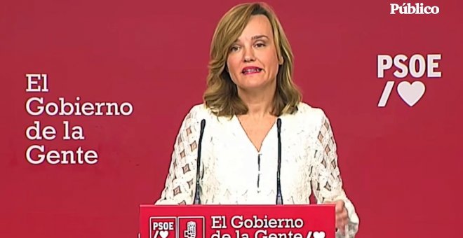 Pilar Alegría carga contra el PP: "No aceptan que no gobiernan el país"