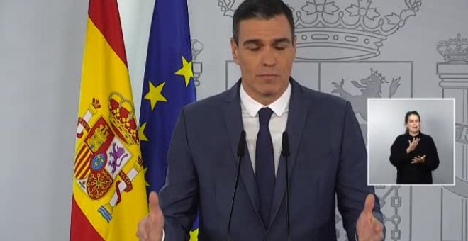 Sánchez asegura que acatarán la resolución y que adoptarán las "medidas que sean precisas" para acabar con el bloqueo