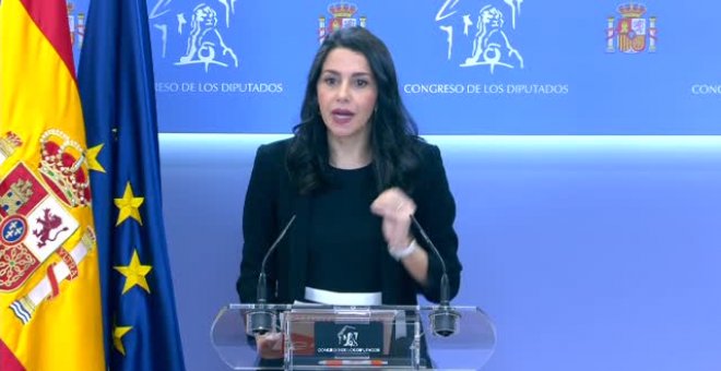 Arrimadas: "¿Cómo se puede ser tan irresponsable como Sánchez de trasladar el 'procés' y sus consecuencias nefastas a toda España?