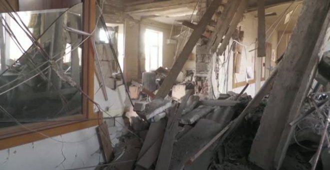 Un hospital de Donetsk es alcanzado por la artillería por cuarta vez en una semana