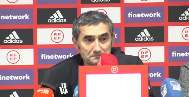 Valverde: "Hemos sufrido, estos partidos son los más difíciles del año"