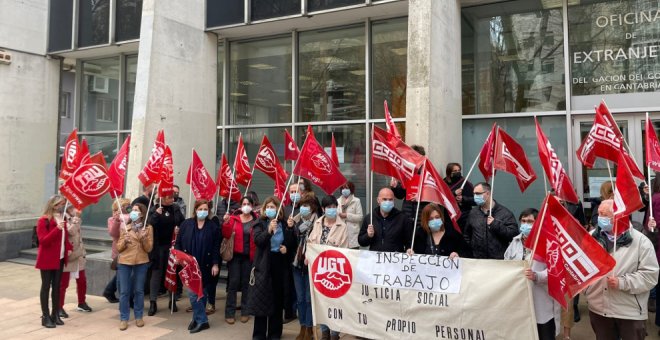 Más de la mitad de la plantilla secunda la huelga de Inspección de Trabajo