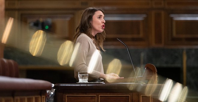 Irene Montero: "No hemos podido evitar que la transfobia se hiciese hueco durante la tramitación de esta ley"