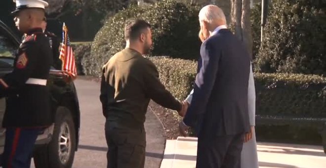 Zelenski se reúne con Joe Biden en la Casa Blanca