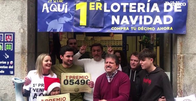 El Elefante de Arenal, la administración de lotería en Madrid que ha vendido 10 décimos del Gordo