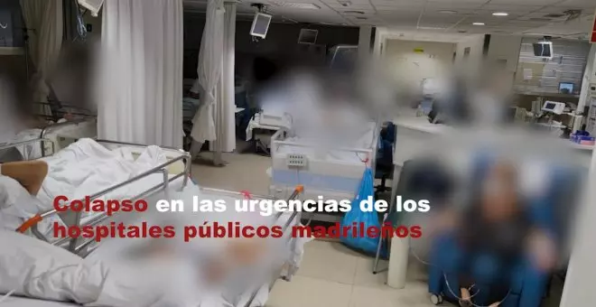 Las imágenes del colapso en las urgencias de los hospitales públicos de Madrid