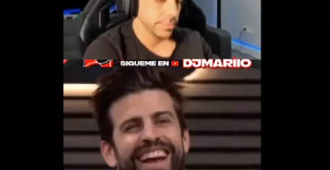 El troleo del 'streamer' DjMariio a Piqué en pleno directo: "Mientras no me sal-pique"