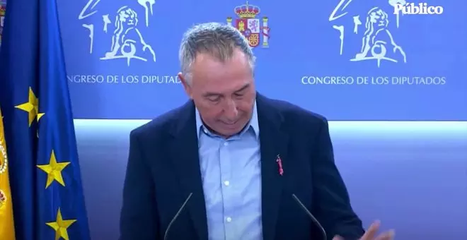 Joan Baldoví: "Lo de Castilla y León es el piso piloto de lo que  podríamos sufrir con un gobierno de PP y Vox"