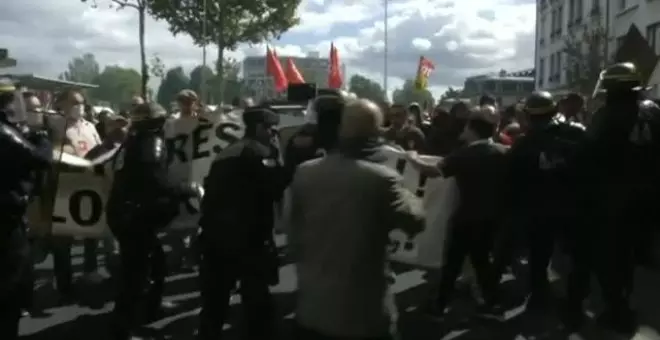 Jornada de huelga y protestas en Francia