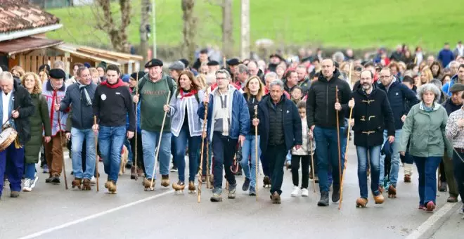 La Montaña acoge la tradicional subida en albarcas por la festividad de San Blas