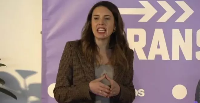 Irene Montero se muestra abierta a "proteger el corazón de la ley" del 'sólo sí es sí'