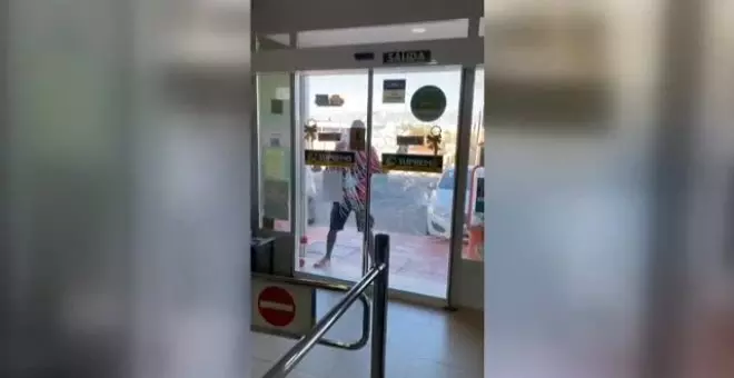 Pánico en un supermercado de Almería