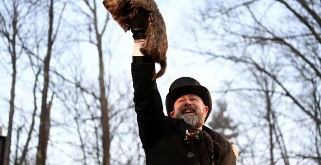 La marmota Phil predice que el invierno durará seis semanas más en Estados Unidos