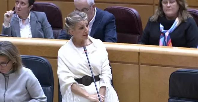 Yolanda Díaz defiende su gestión pese a tener la tasa de desempleo juvenil más alta de Europa