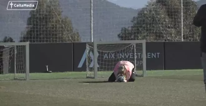 Diego Alves ya se ejercita con el Celta pensando en el Atlético