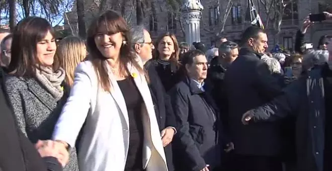 Laura Borrás se sienta en el banquillo de los acusados, sin el apoyo de ERC y la CUP