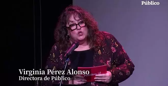 Virginia Pérez Alonso, directora de 'Público: "Es ahora cuando necesitamos más que nunca un discurso a favor de la paz"