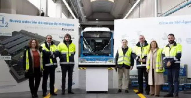 La EMT de Madrid inicia las obras de su primera hidrogenera "verde" para autobuses