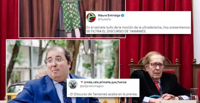 Los tuiteros analizan la filtración del discurso de Tamames: "Nos han tenido un mes creando expectativas y va a ser una cosa aburridísima"