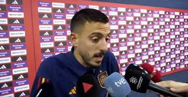 Joselu, tras marcar con la selección: "Ha sido un momento especial y único"