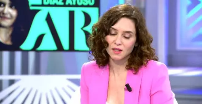 Ayuso: "Yo no sé ya quién compone Vox ni de dónde viene ni la deriva que ha tomado"