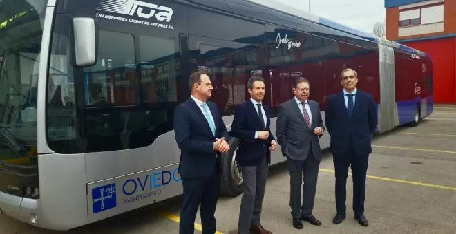 ¿Oviedo ha inaugurado el primer autobús articulado eléctrico de España?