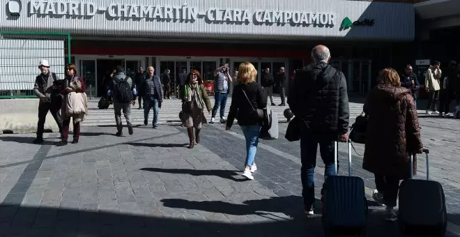 Normalizada la circulación en la estación de Chamartín de Madrid tras la avería