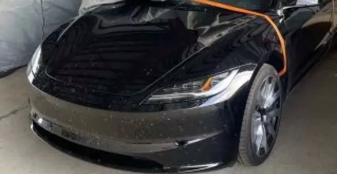 Esta puede ser la primera imagen del radical rediseño del Tesla Model 3 para 2024