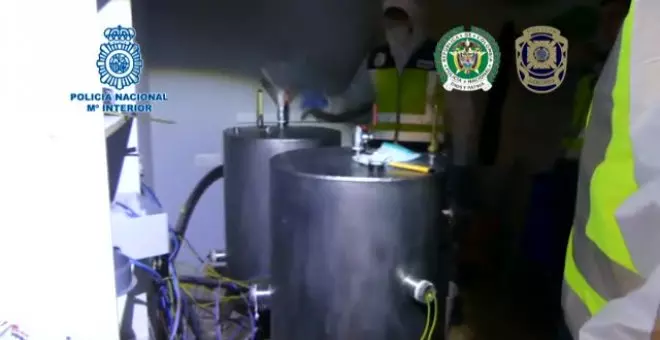 Desmantelado en Pontevedra el mayor laboratorio de cocaína de Europa